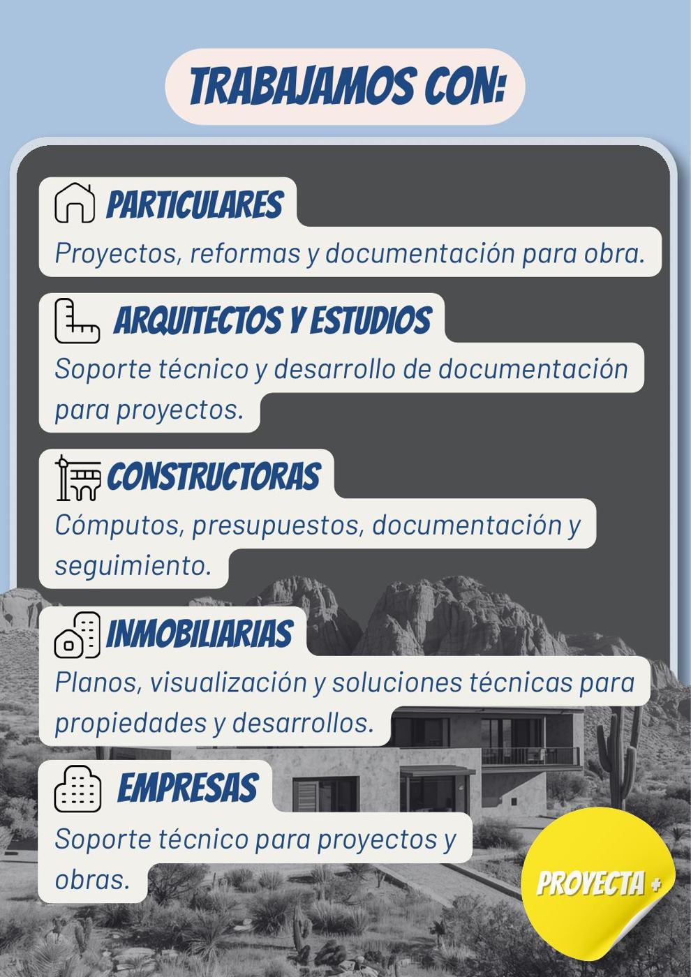 Presentación comercial Proyecta+ 3