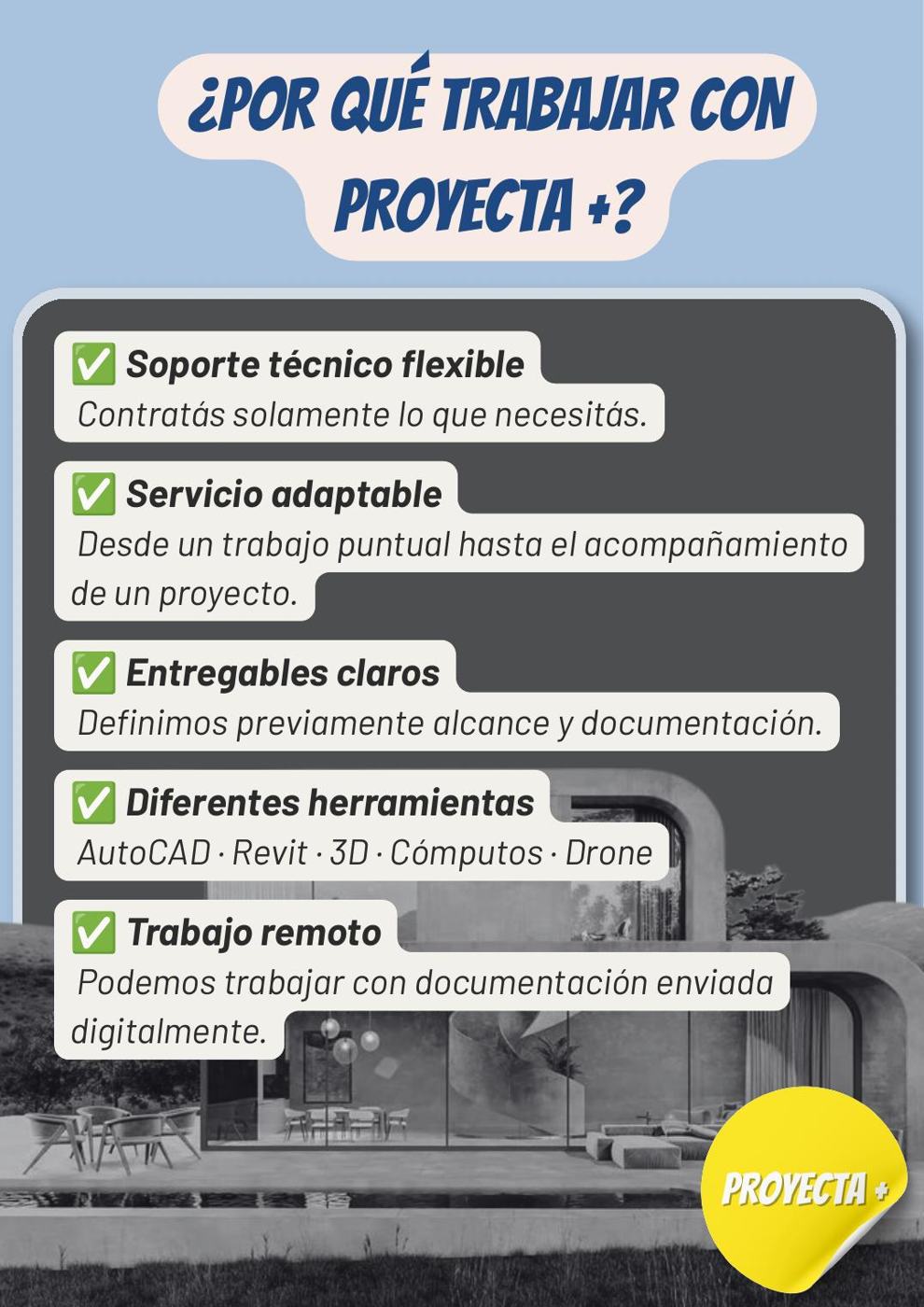 Presentación comercial Proyecta+ 4